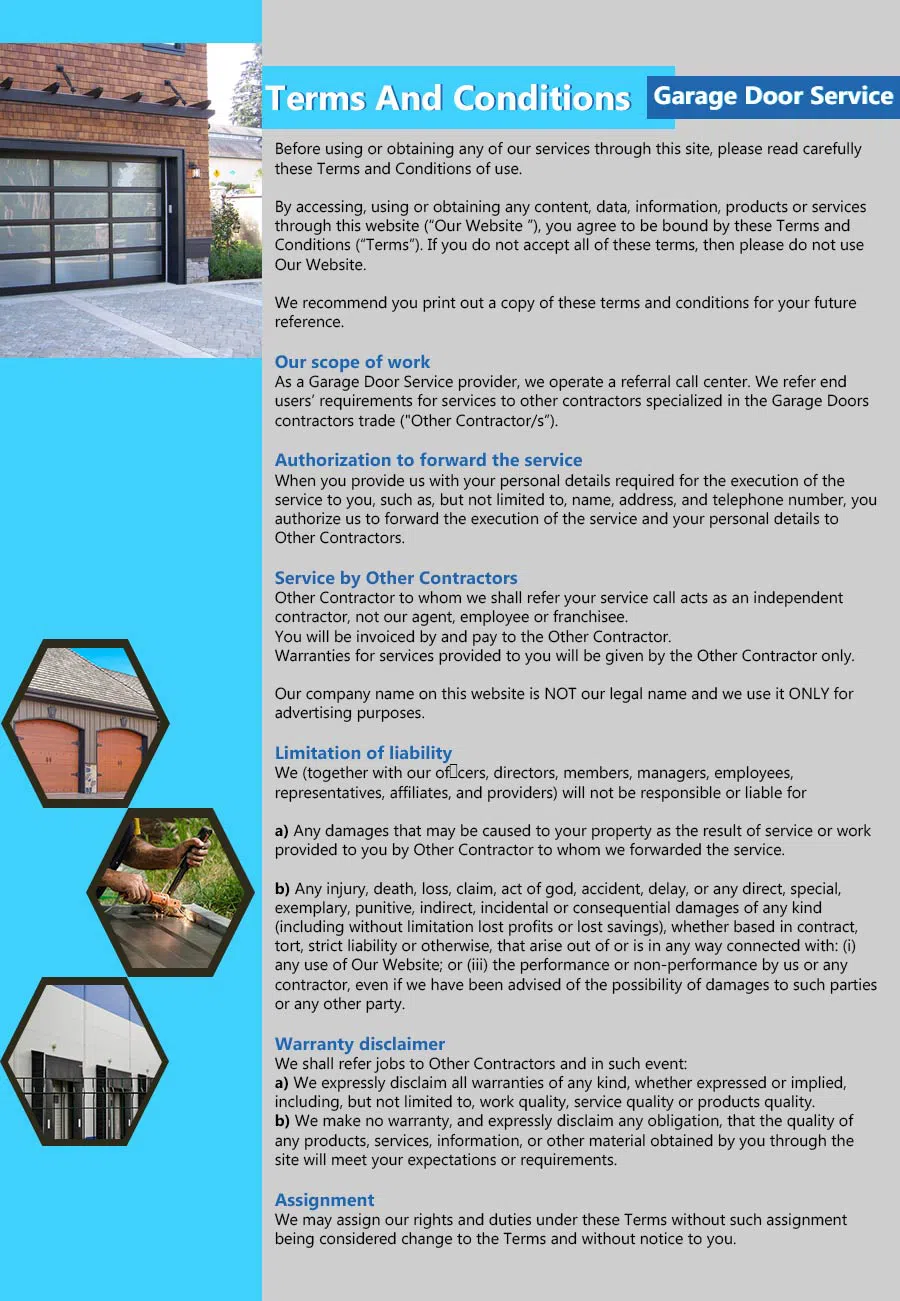 Capitol Garage Doors Shirley, MA 978-224-9032 - terms4